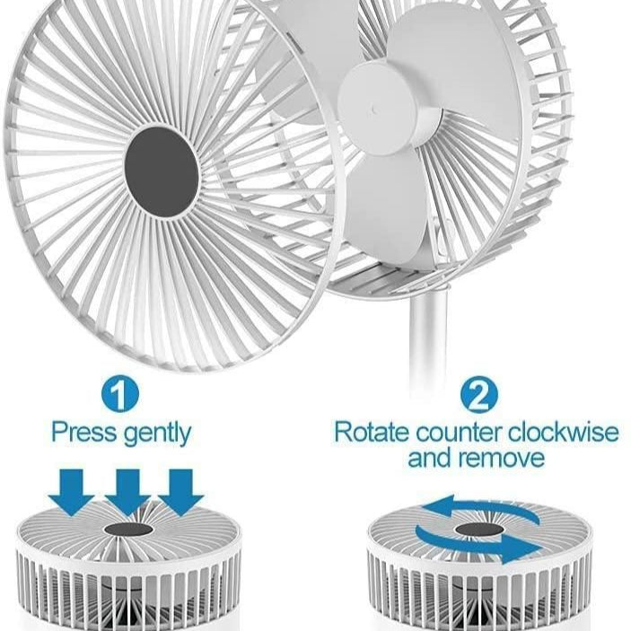 Powerful Rechargeable High Speed Table Desk Fan